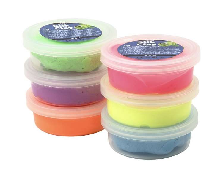 Silk Clay - Neon (6 x 14 g) (79140)