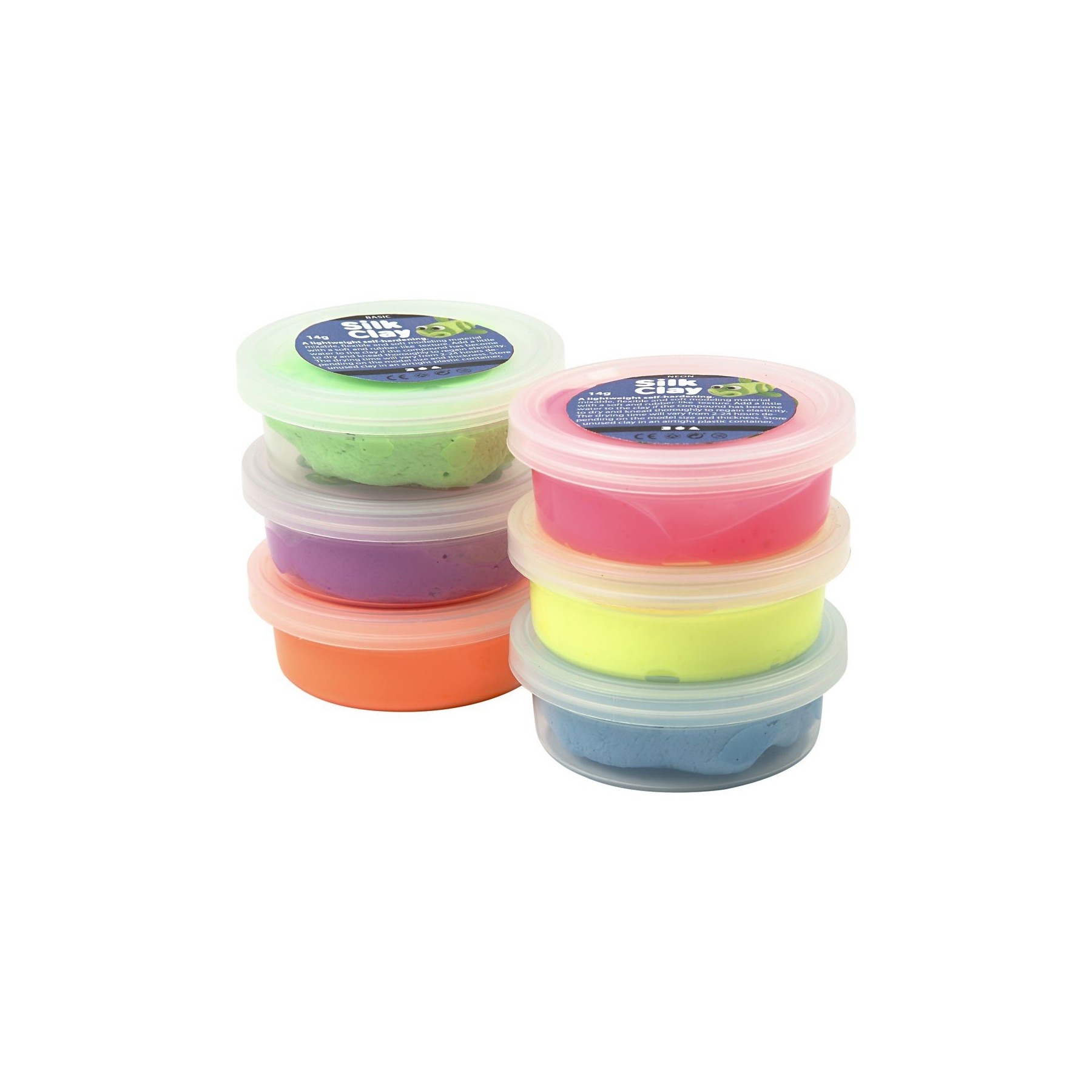 Silk Clay - Neon (6 x 14 g) (79140)