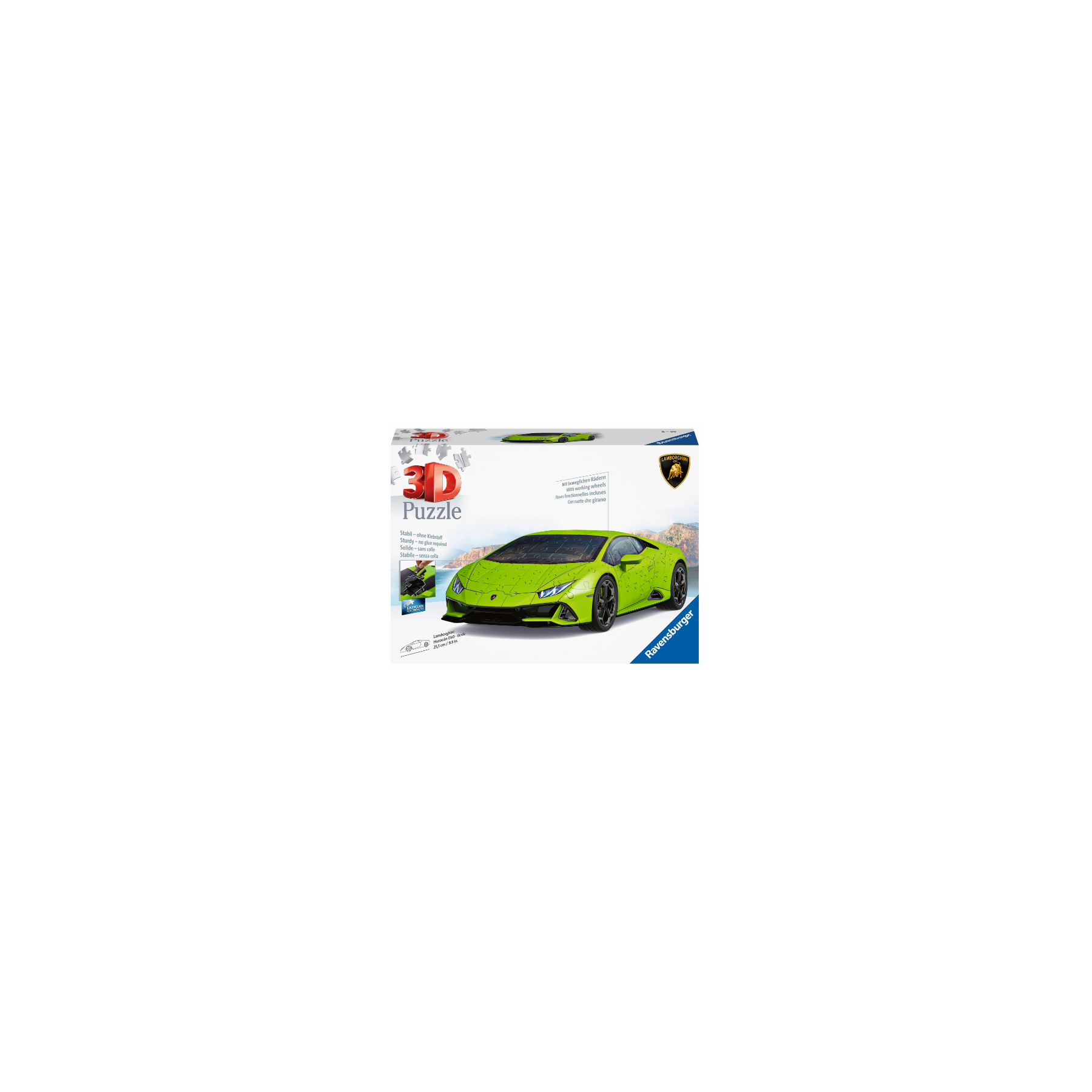 Rompecabezas Ravensburger - Lamborghini Huracán Evo Verde 108 Piezas (10311299)