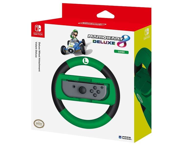 Mario Kart 8 Deluxe - Racing Wheel Mando Controller (Luigi) para Nintendo Switch
