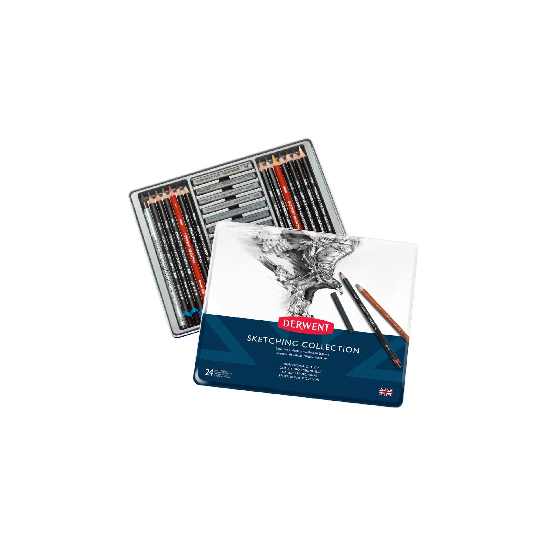 Derwent - Sketching Collection, 24 Tin