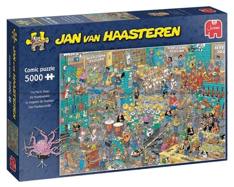 Rompecabezas Jan van Haasteren - La Tienda de Música - 5000 Piezas - (20050)