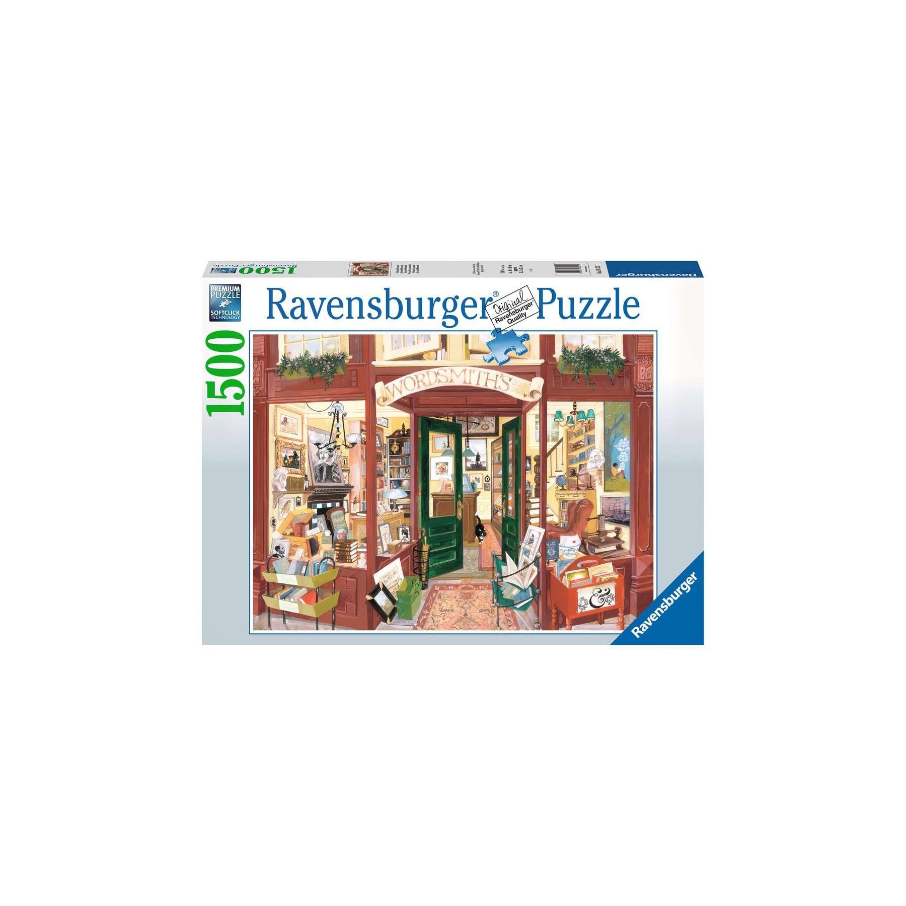 Ravensburger - Puzzle 1500 - Wordsmith's Bookshop (10216821)