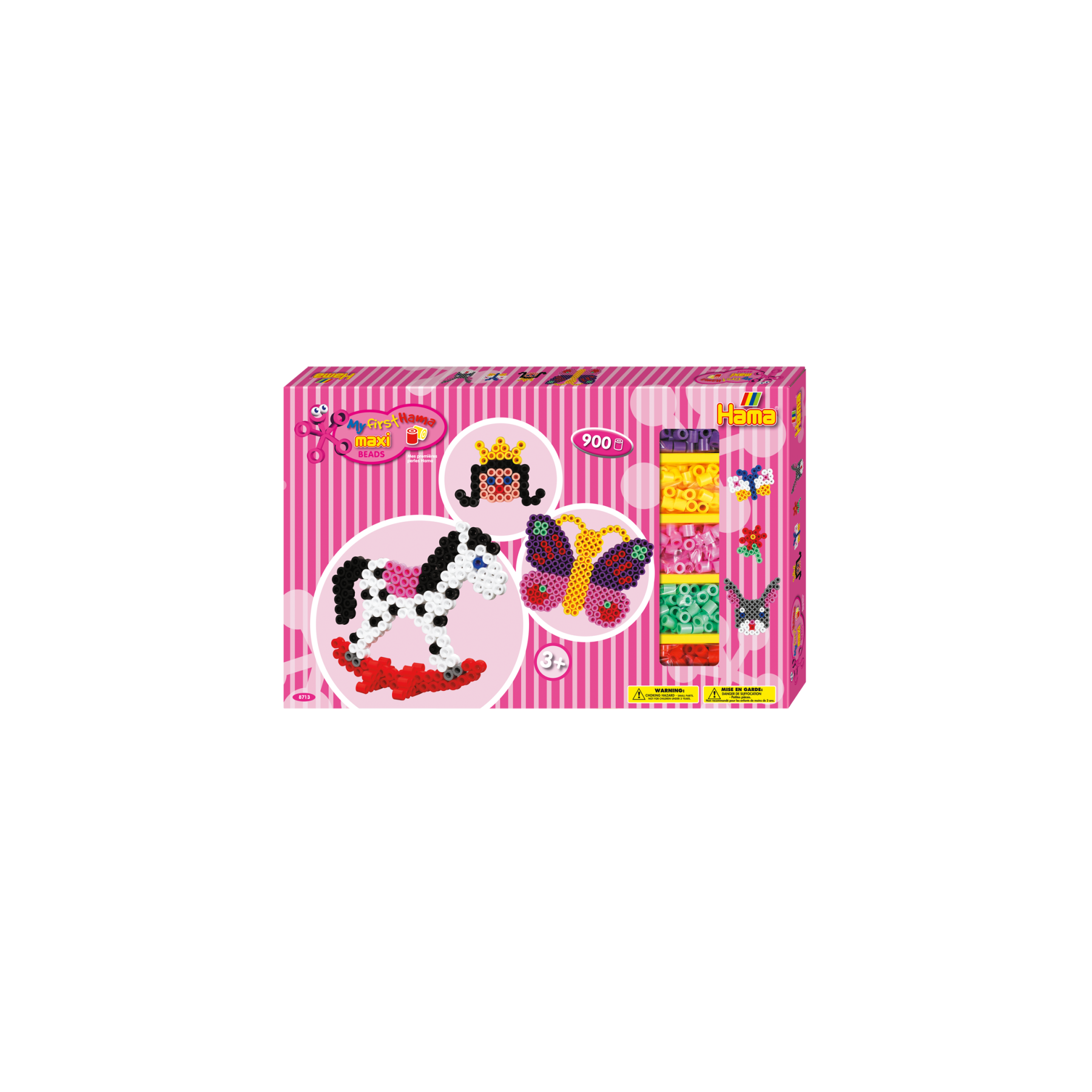 HAMA  - Maxi Beads - Giant gift box - Pink (8713)