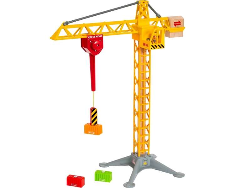BRIO - Construction Crane with Lights (33835)
