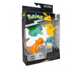 Pokemon - Select Translucent Battle Figure 4 Pack (PKW2798)