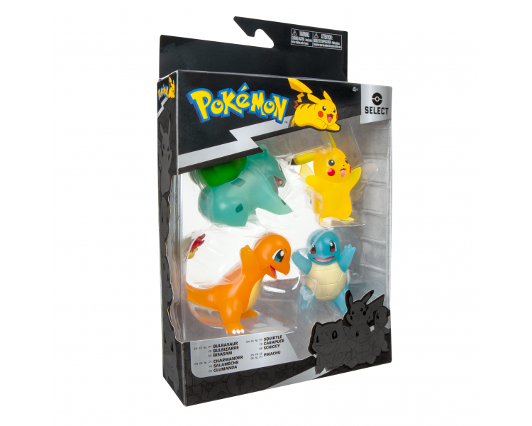 Pokemon - Select Translucent Battle Figure 4 Pack (PKW2798)