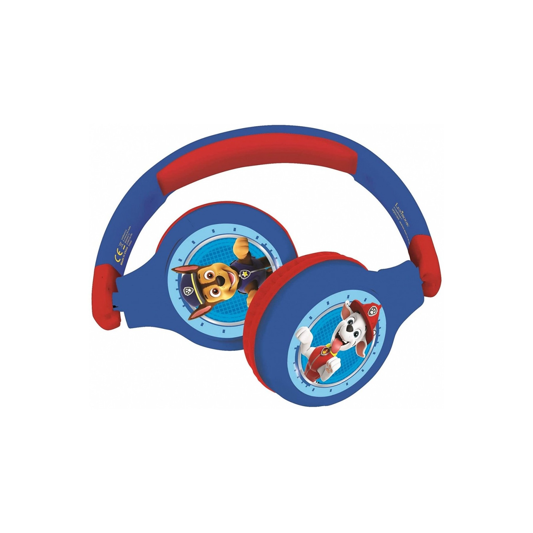 Lexibook - Paw Patrol - 2 in 1 Foldable Headphones (HPBT010PA)