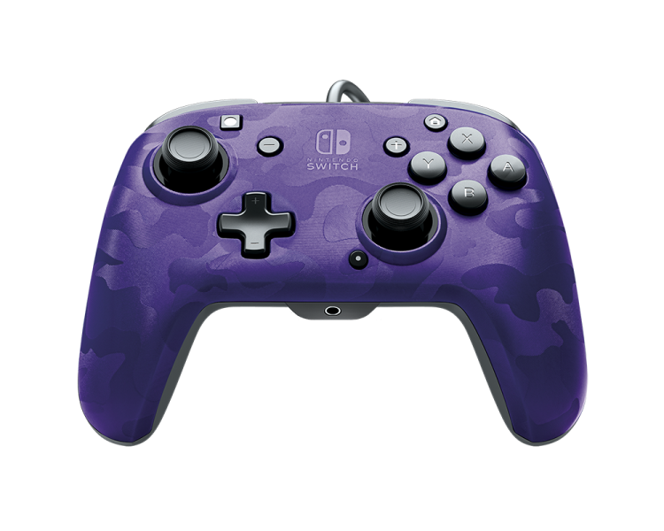 PDP Face-off Deluxe Switch Controller + Audio (Camo Purple)