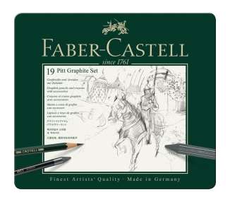 Faber-Castell, Set Pitt Graphite Lata De 19 (112973)