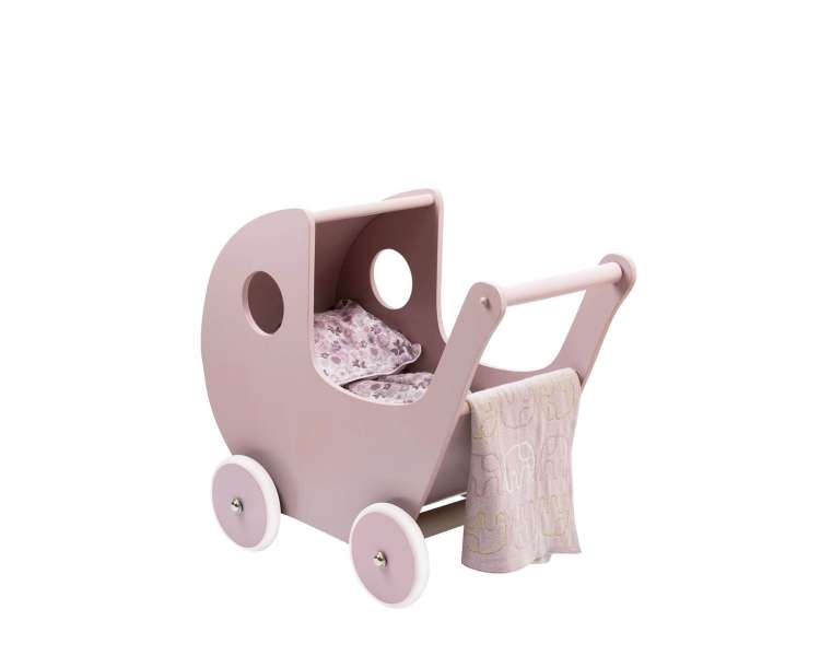 Smallstuff - Wooden Doll Stroller - Powder