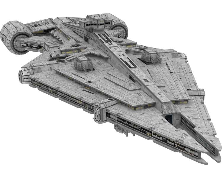 Rompecabezas Puzzle Star Wars - Crucero Ligero Imperial 3D 265 Piezas (51403)