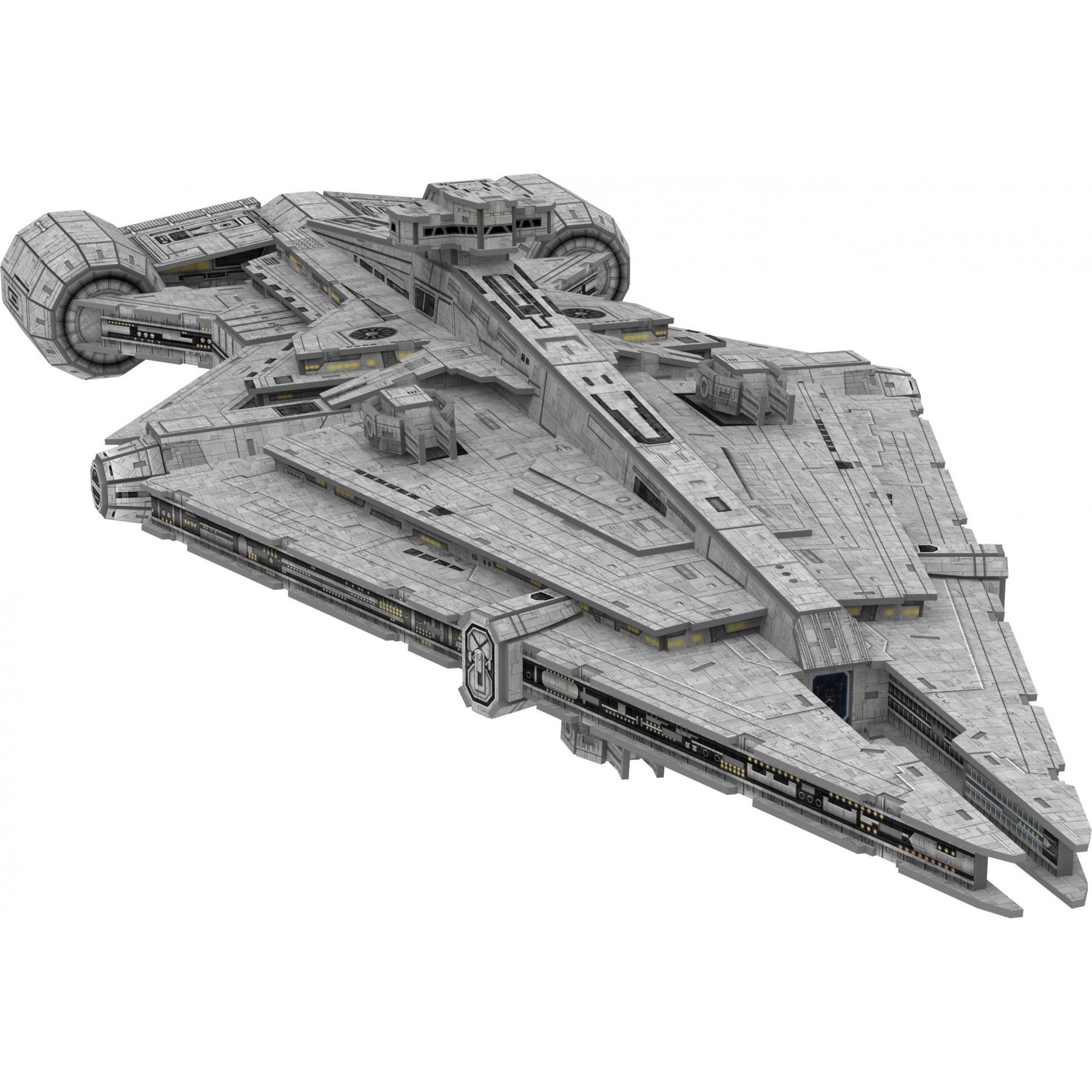 Rompecabezas Puzzle Star Wars - Crucero Ligero Imperial 3D 265 Piezas (51403)