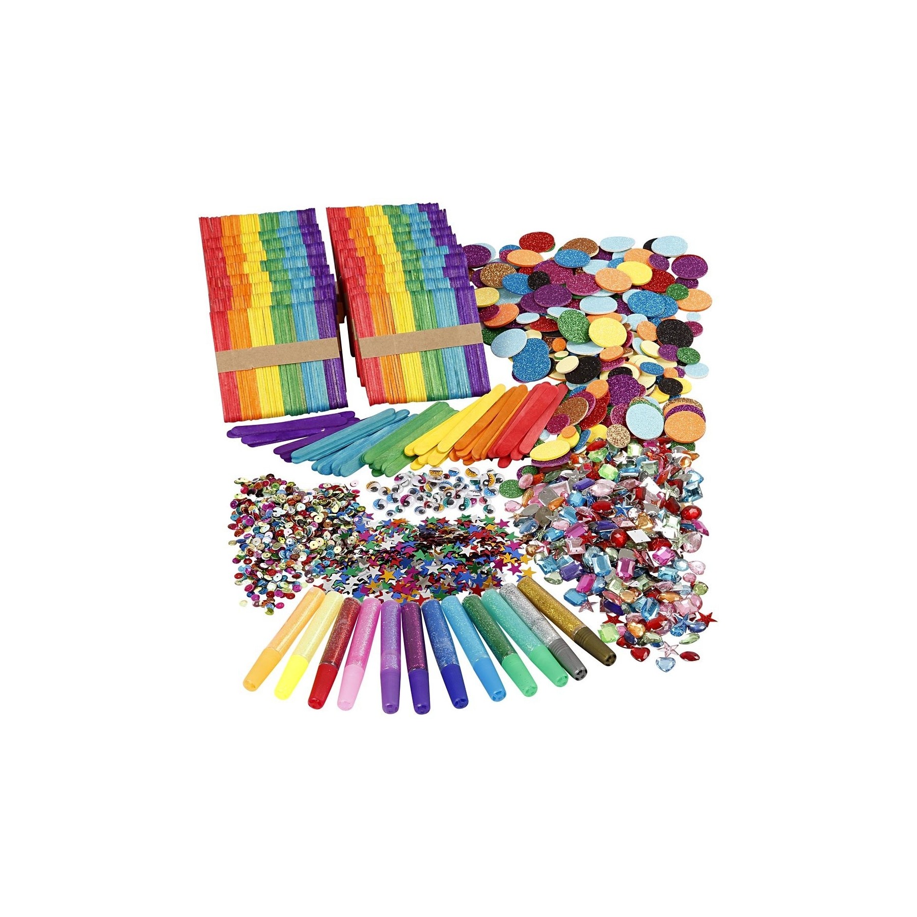 DIY Kit - Glitter & Wood Sticks Mega Set (97435)