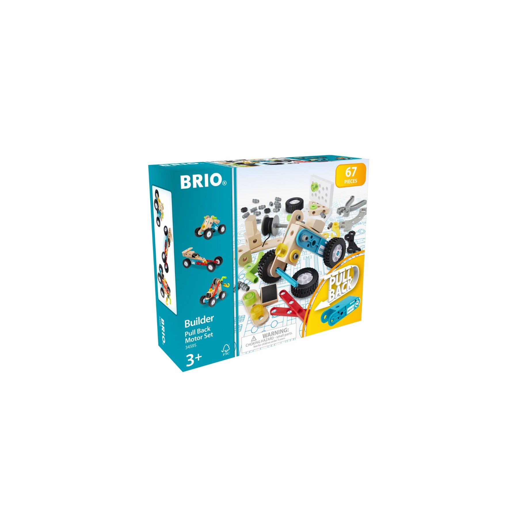 BRIO - Builder Pull back motor set (34595)