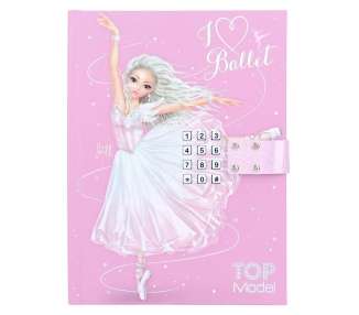 TOPModel - Diaries with code lock and music - BALLET - (0412124)