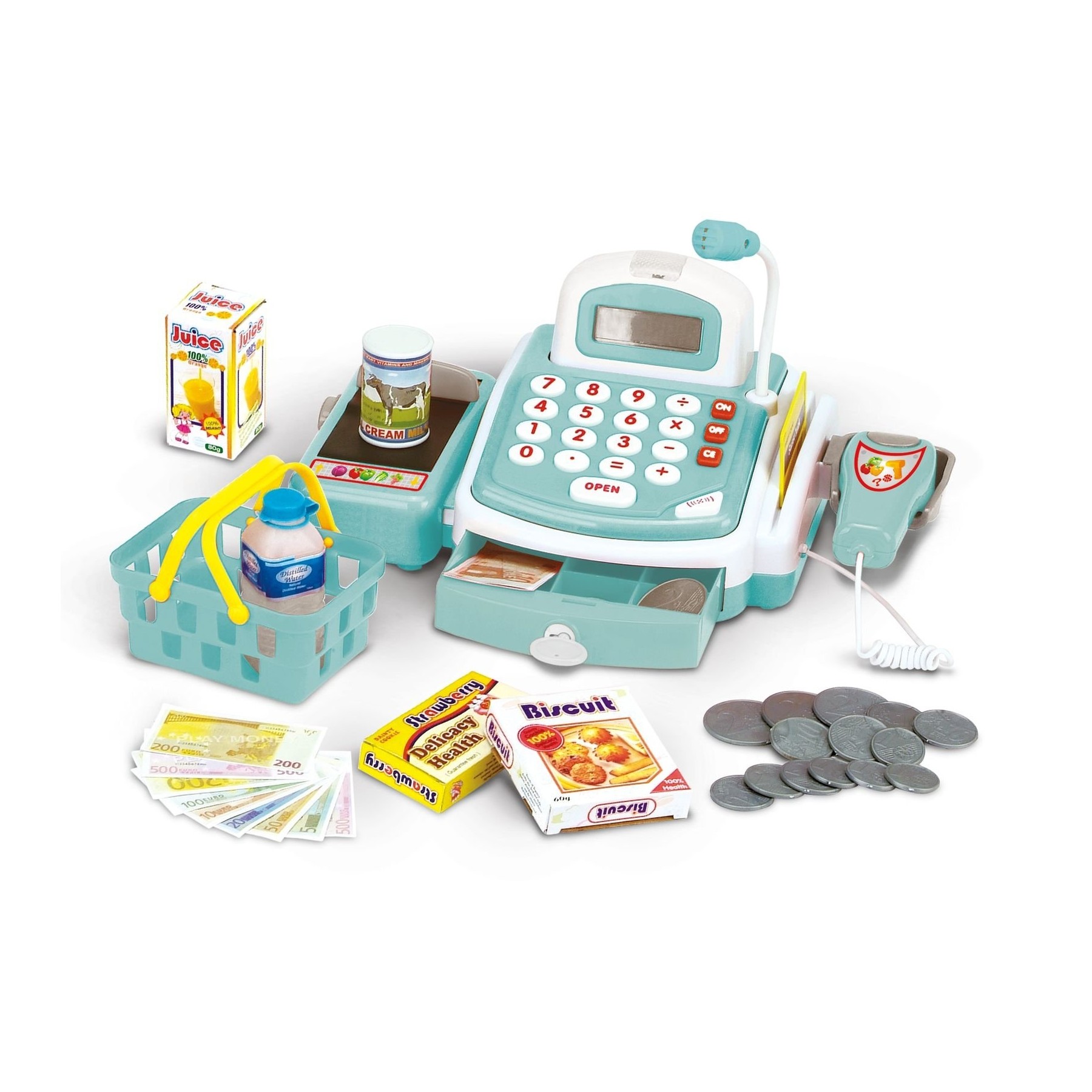 3-2-6 - Large cash register with lights, sound and accessories (68246)