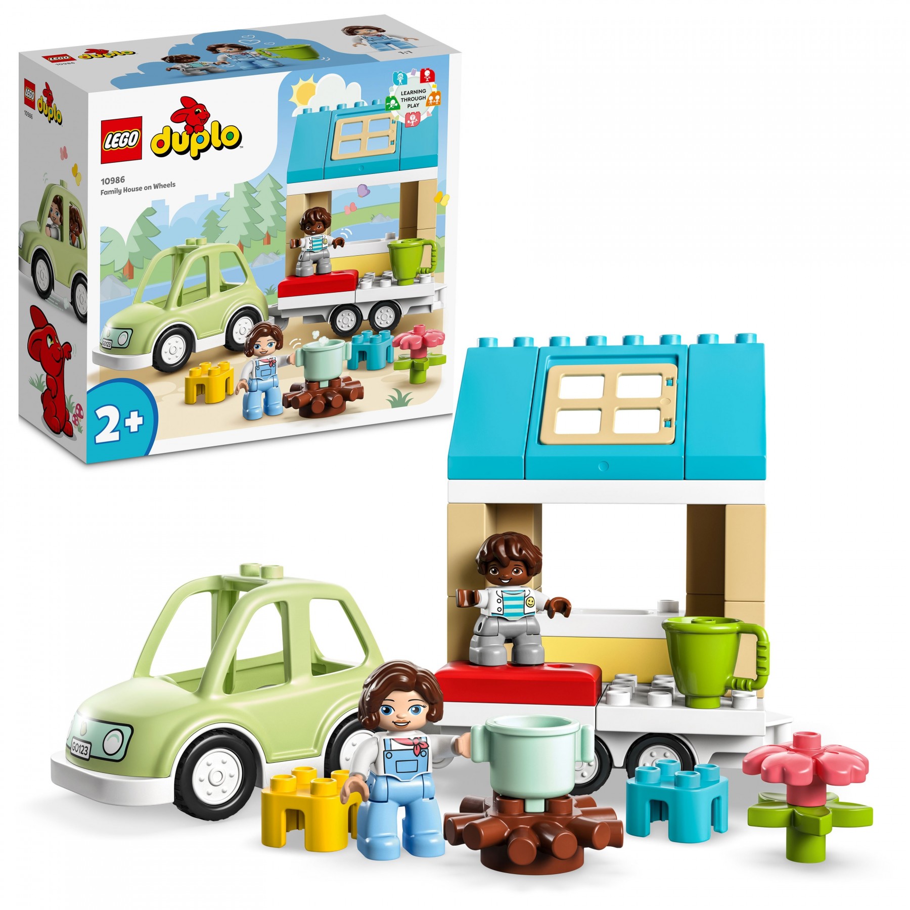 LEGO DUPLO, Casa familiar sobre ruedas (10986)