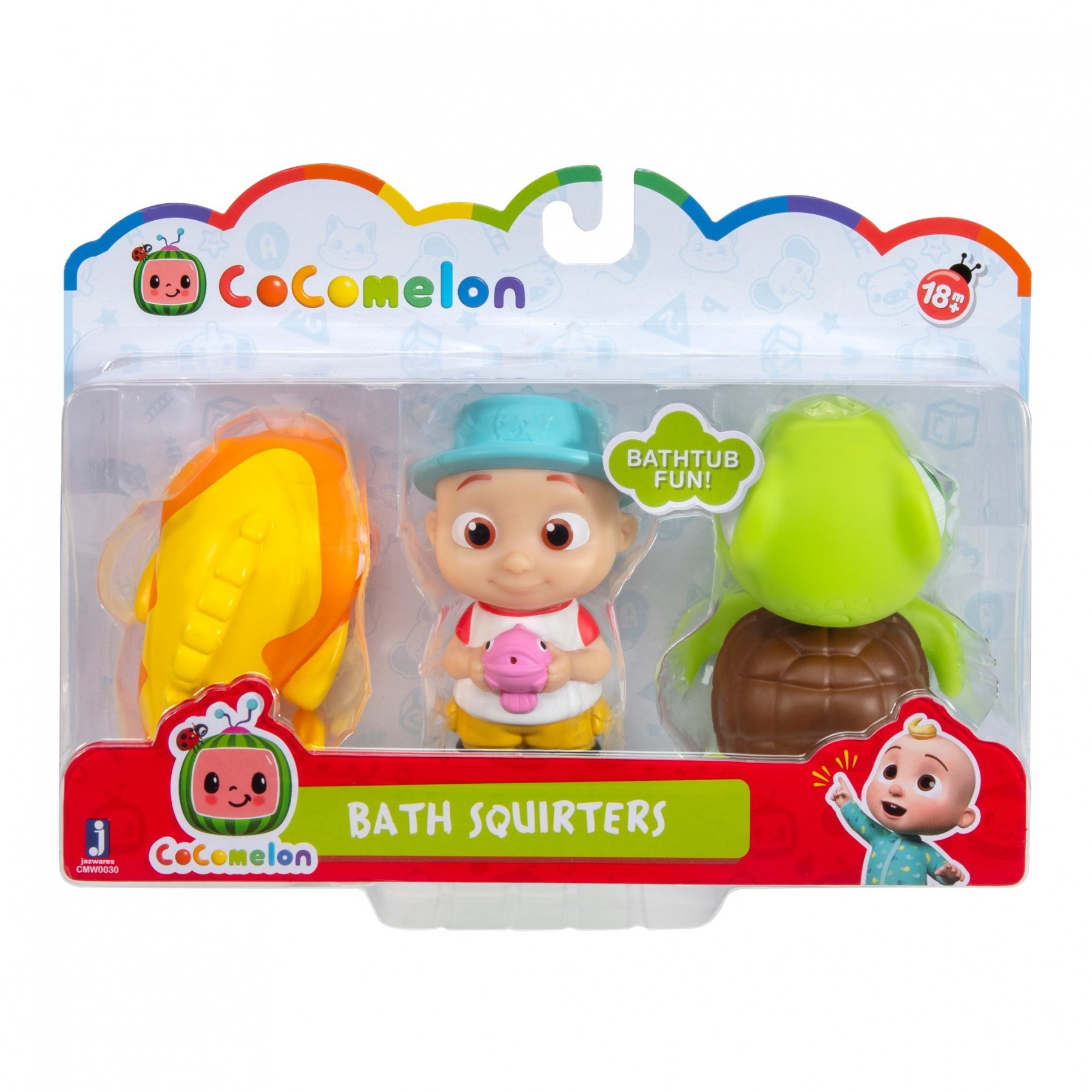 CoComelon - Bath Squirters - Fish, Turtle & JJ