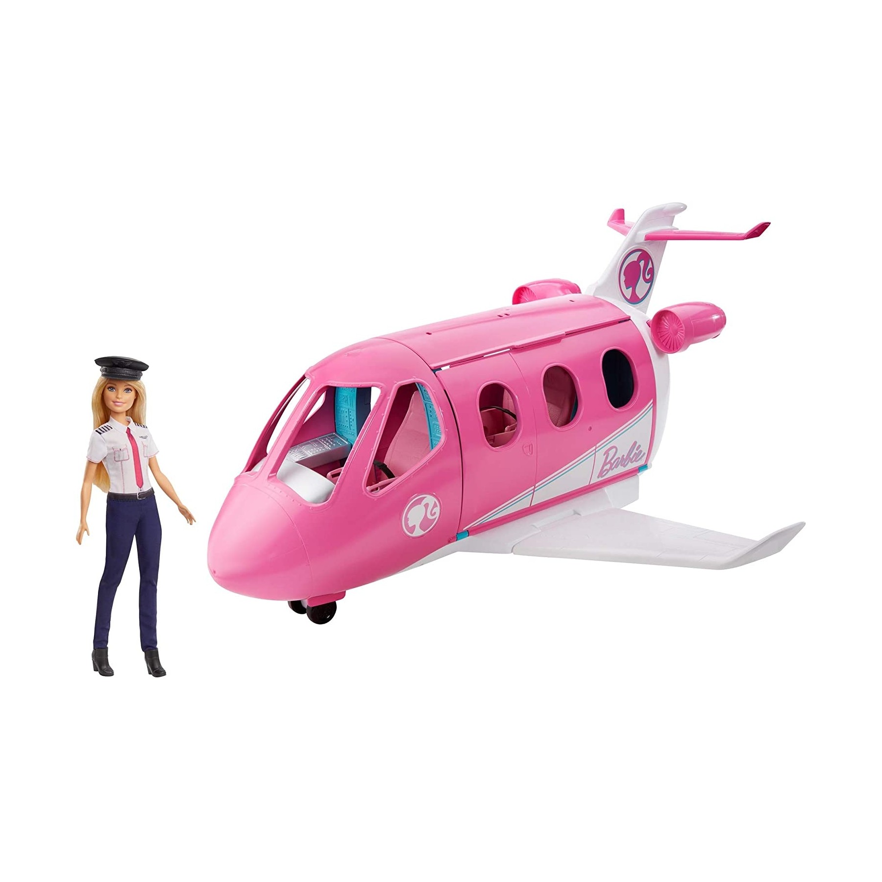 Barbie - Dream Plane with Pilot Doll (GJB33)