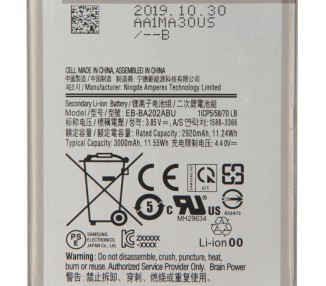 Batería Para Samsung Galaxy A20E, MPN Original EB-BA202ABU