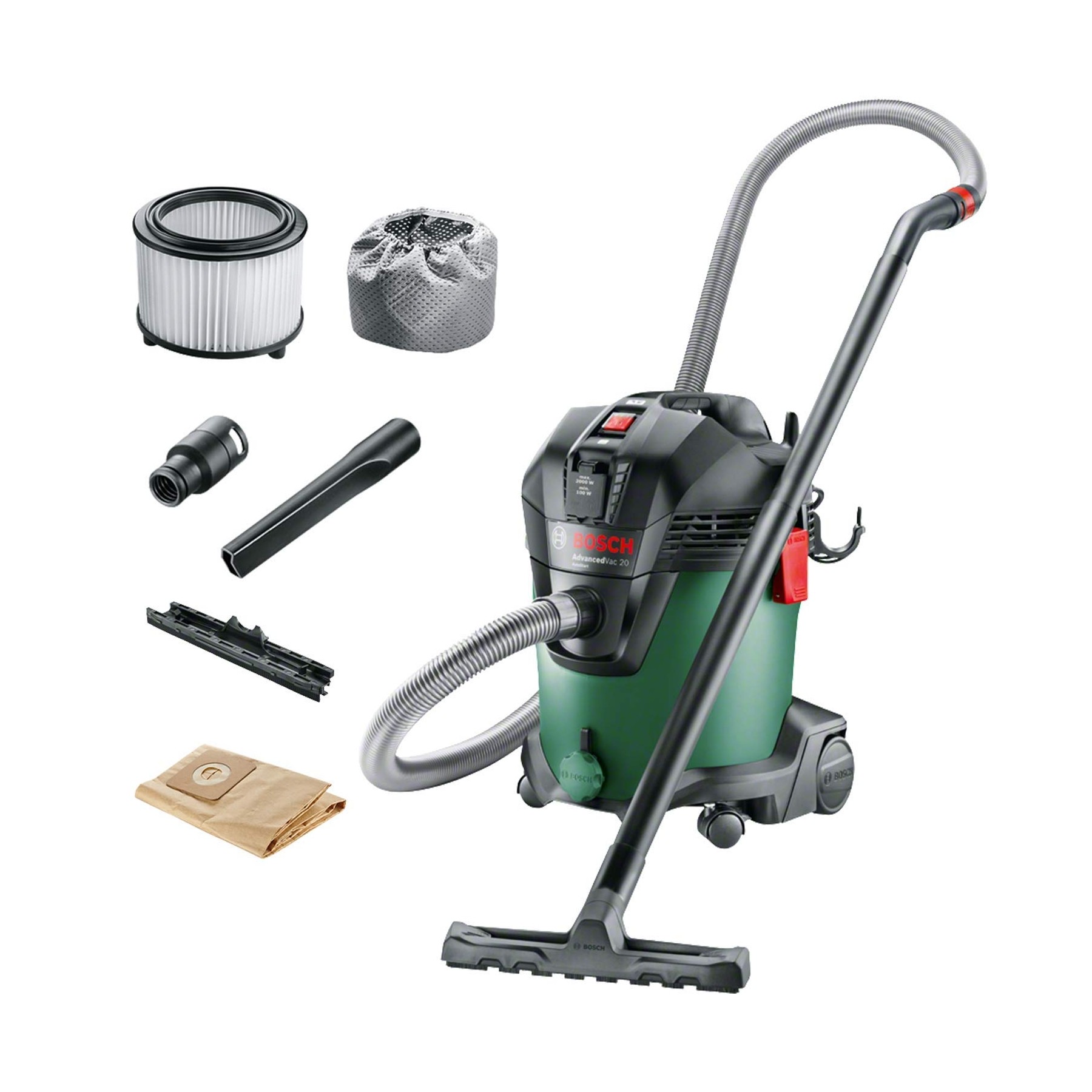 Bosch - Advanced Vac 20 Wet And Dry Vacuum Cleaner 230v