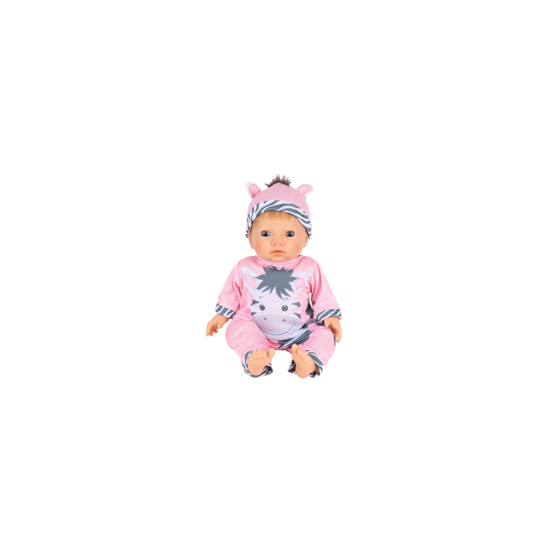 Tiny Treasure - Blond haired Doll Zebra outfit (30267)