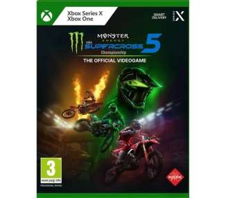 Monster Energy Supercross, The Official Videogame 5 (NL/FR) Juego para Consola Microsoft XBOX Series X