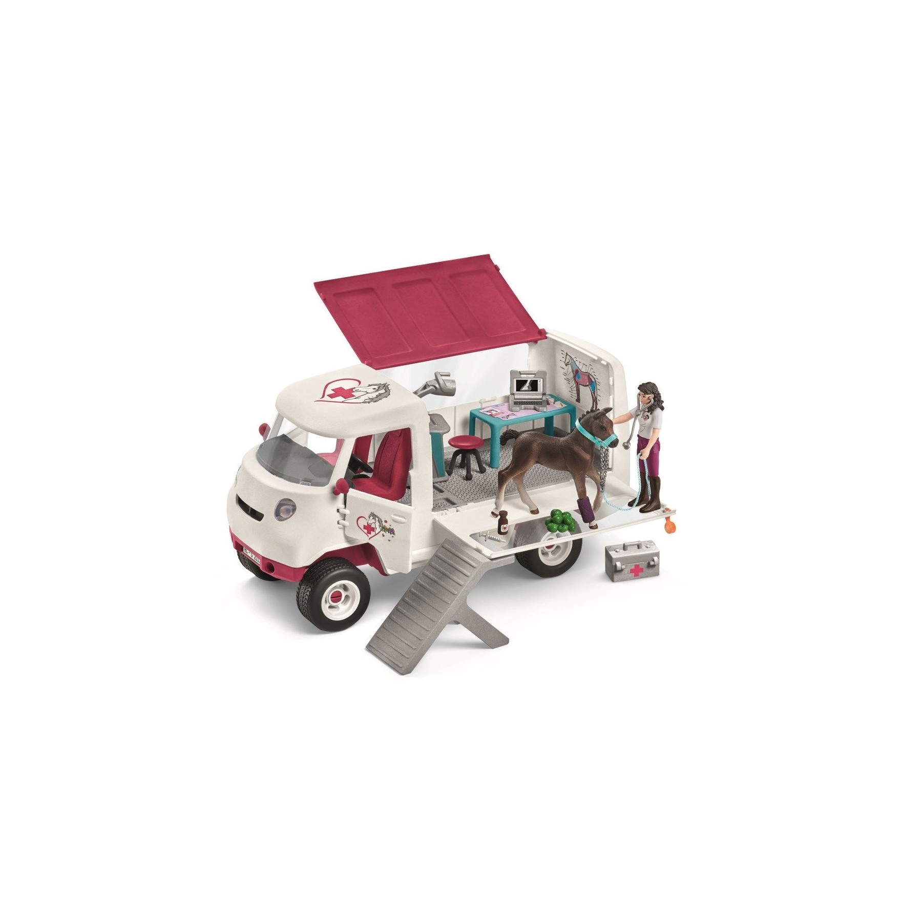 Schleich - Mobile Vet with Hanoverian Foal (42439)