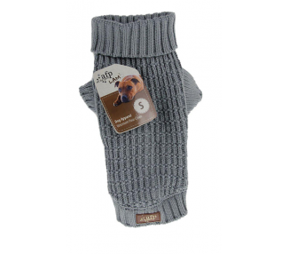 All For Paws - Knitted Dog Sweater Fishermans Grey XXL 46cm - (632.9128)