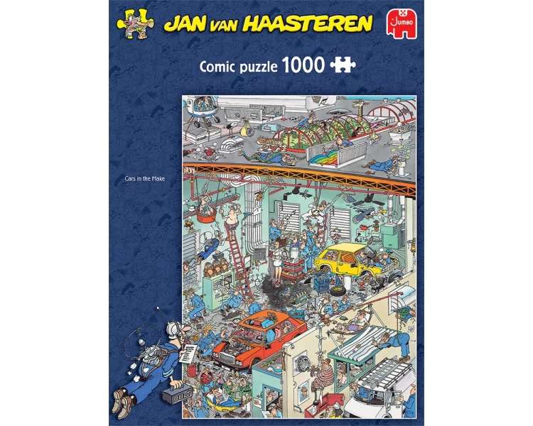 Jan Van Haasteren - Cars in the Make   - 1000 Piece Puzzle (82036)