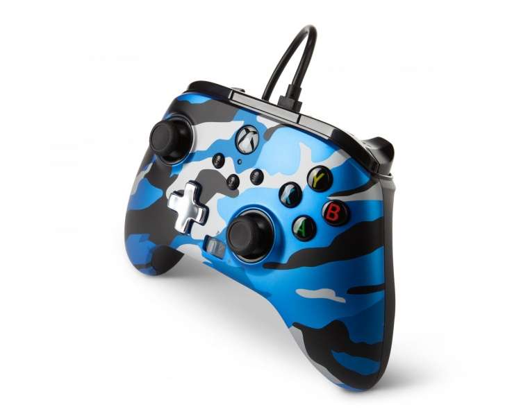 PowerA Enhanced Con Cable Mando Controller para Xbox Series X - S - Azul Camo
