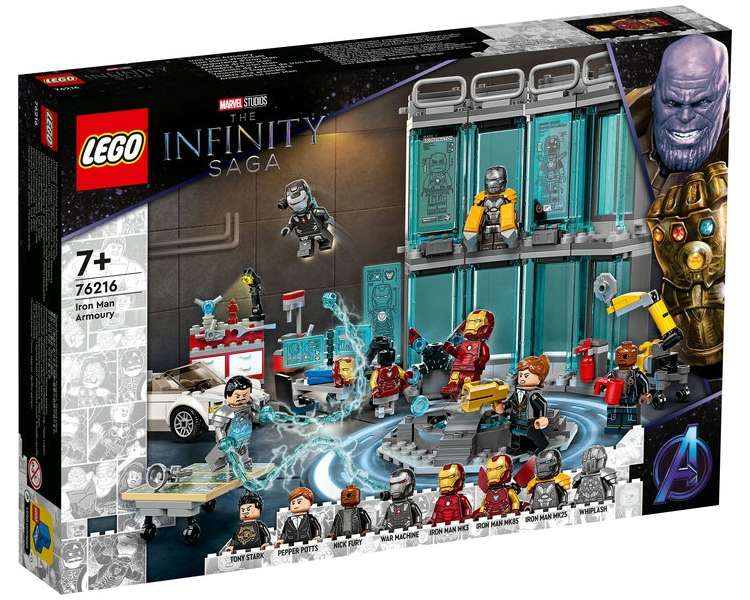 LEGO Super Heroes, Armería de Iron Man (76216)