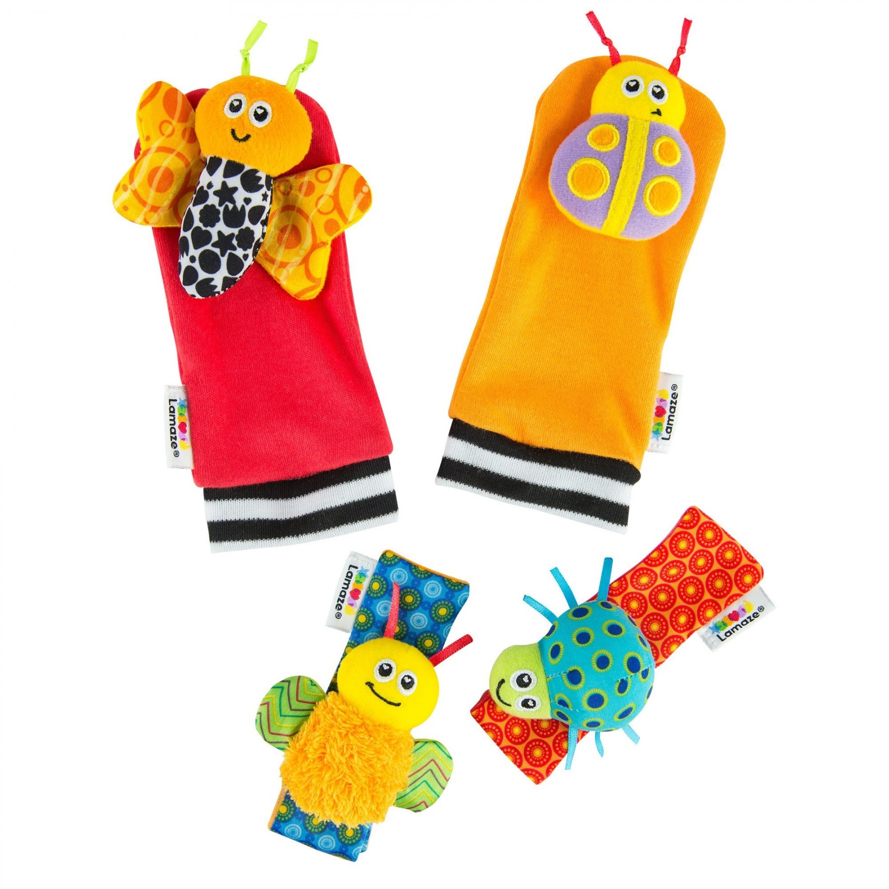 Lamaze - Gardenbug Wrist Rattle & Footfinder Set (27634)