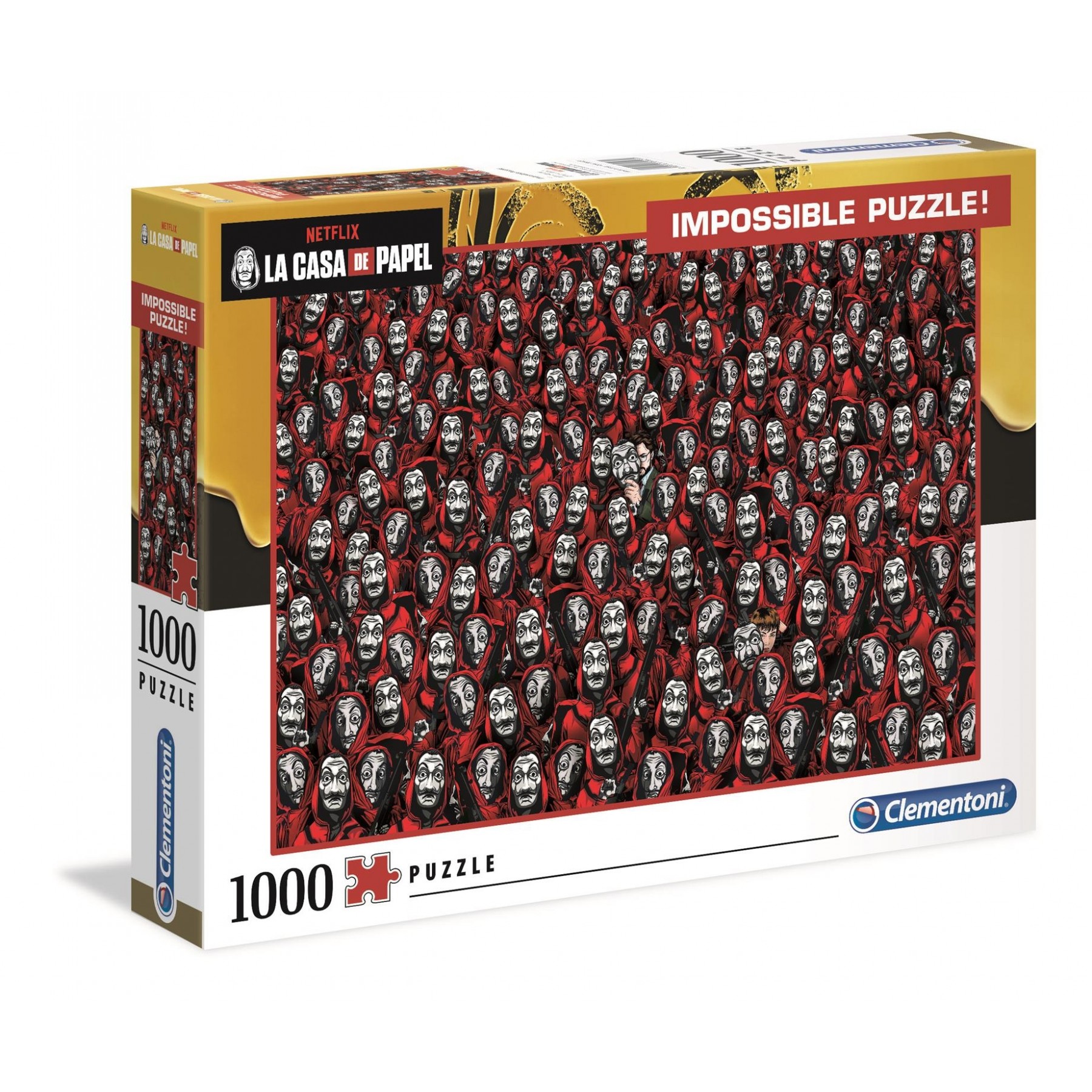 Rompecabezas Clementoni - Imposible 1000 Piezas - La Casa De Papel (39527)