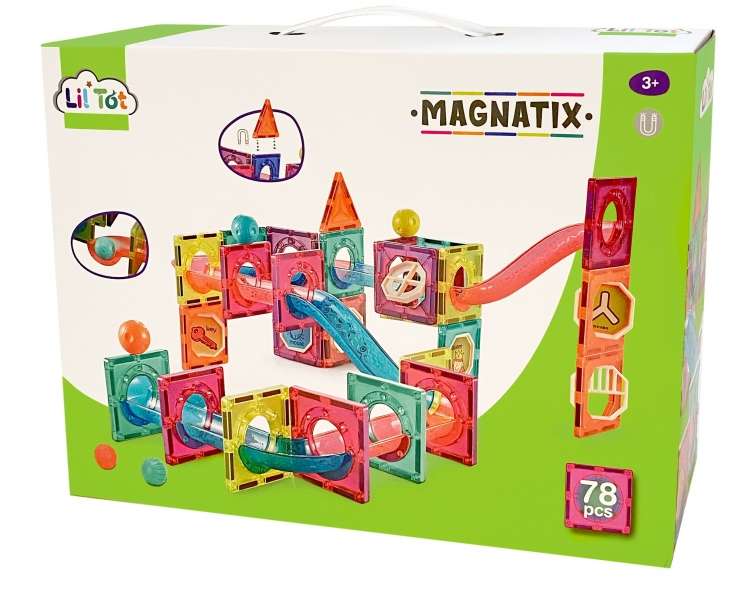 Magnatix - Magnetic Tiles 78 pcs - (90158)