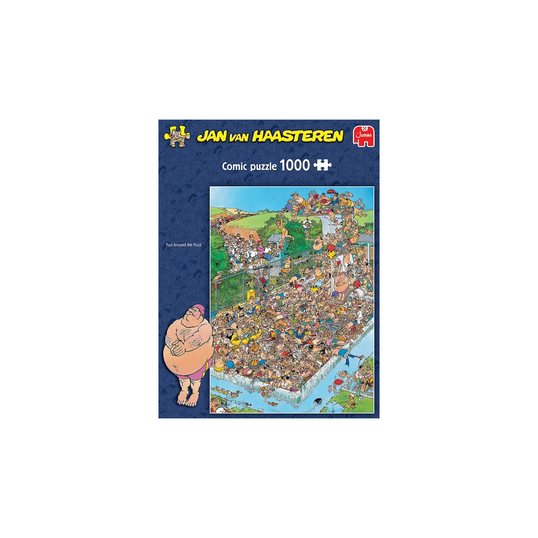 Jan Van Haasteren - Fun Around the Pool - 1000 Piece Puzzle (82037)