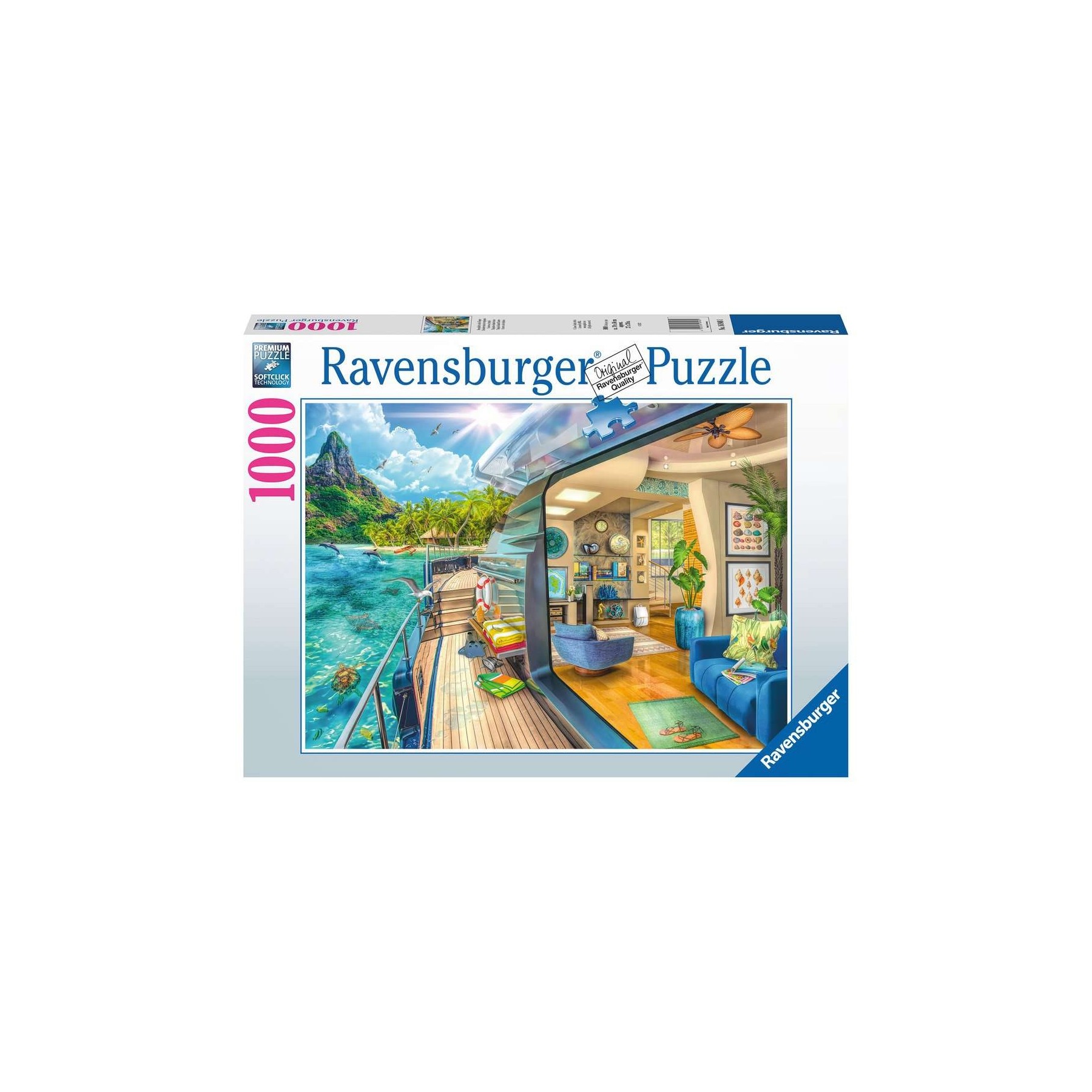Rompecabezas Ravensburger - Tropical Island Charter 1000 Piezas (10216948)