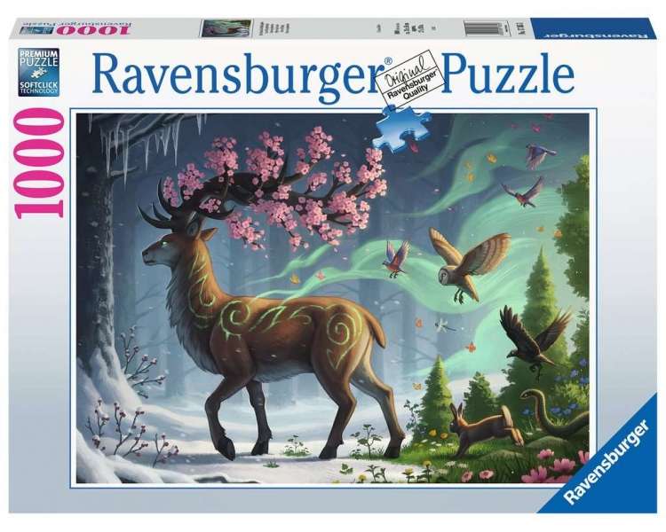 Rompecabezas Ravensburger - Ciervo de Primavera 1000 Piezas - (10217385)