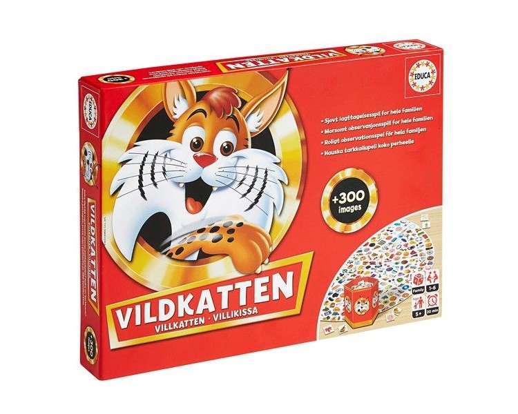Educa - Vildkatten - 300 (Danish) (016438)
