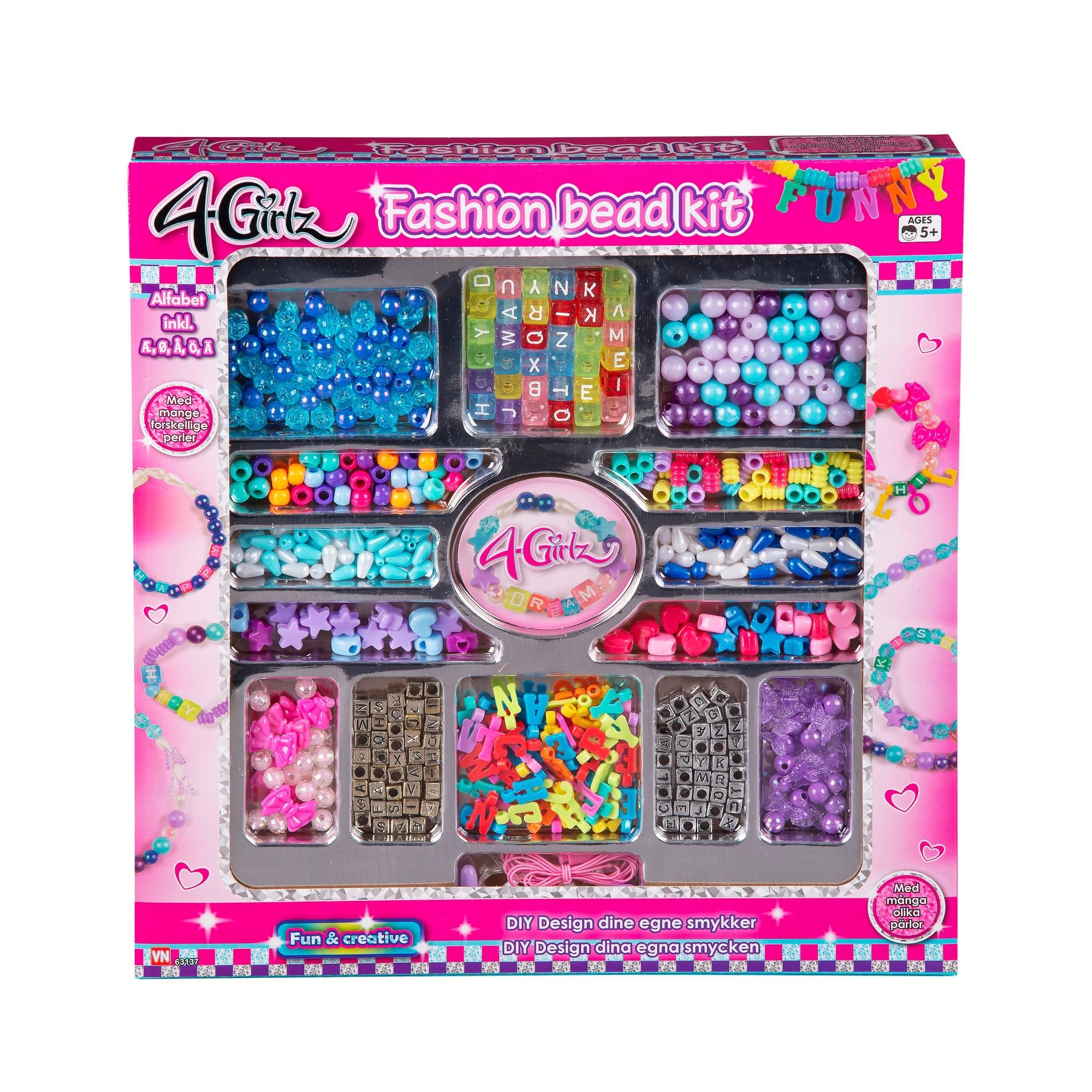 4-Girlz, Kit De Cuentas Para Hacer Joyas (63137)