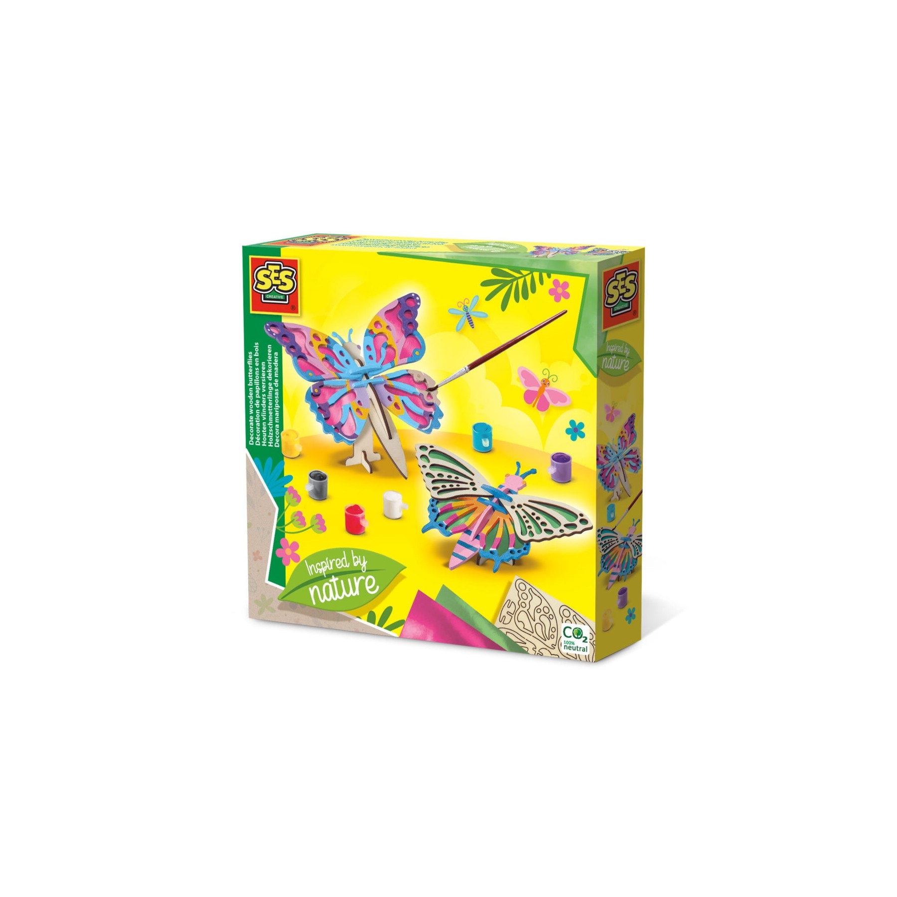 Ses Creative, Decora Mariposas De Madera, (S14035)