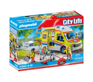 Playmobil - Ambulance with light and sound (71202)