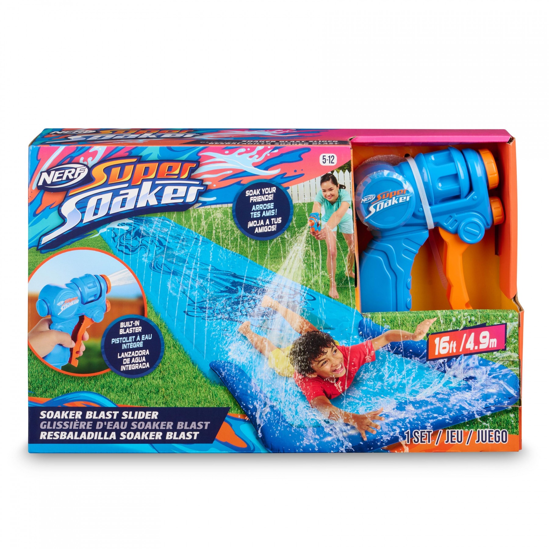 NERF Super Soaker - Double Blast Water Slide + Blaster (7247)