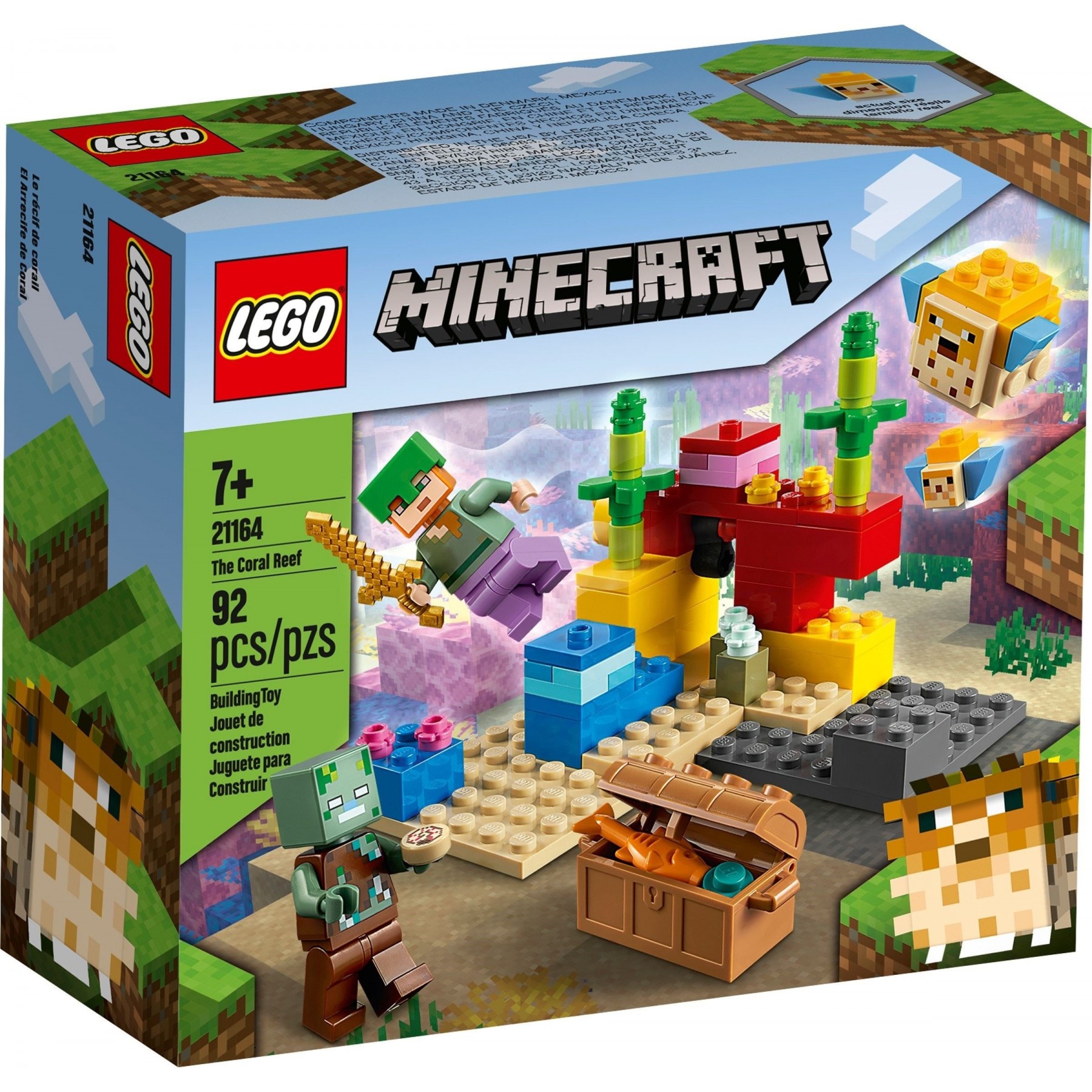 LEGO Minecraft, El Arrecife de Coral (21164)