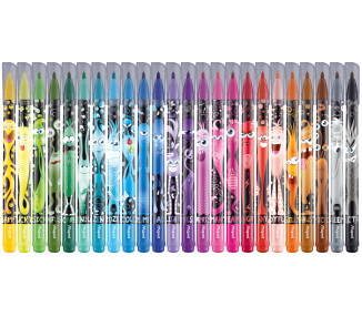 Maped - Color'Peps Felt Tip pens - Monster (24 pcs.) (845401)