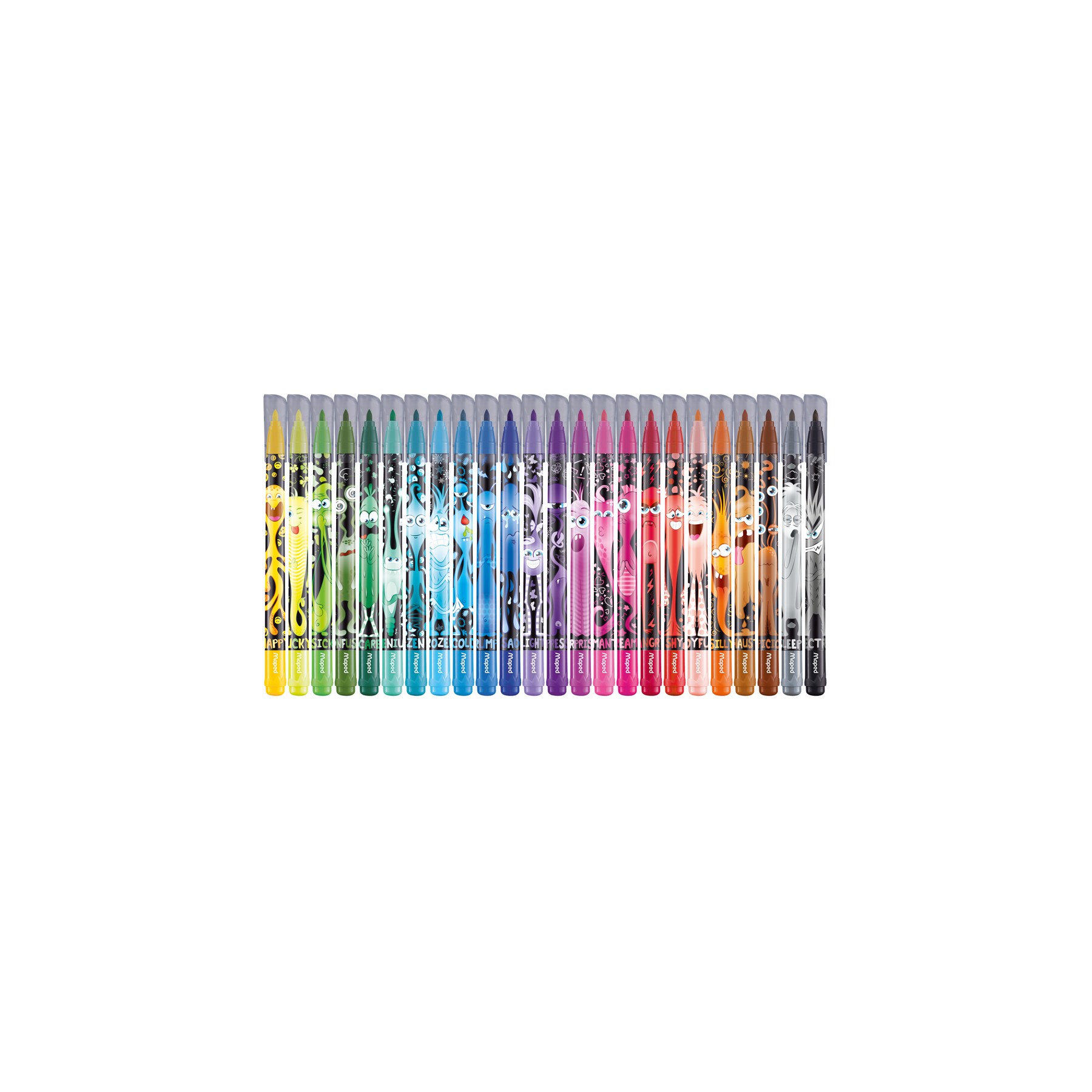 Maped - Color'Peps Felt Tip pens - Monster (24 pcs.) (845401)