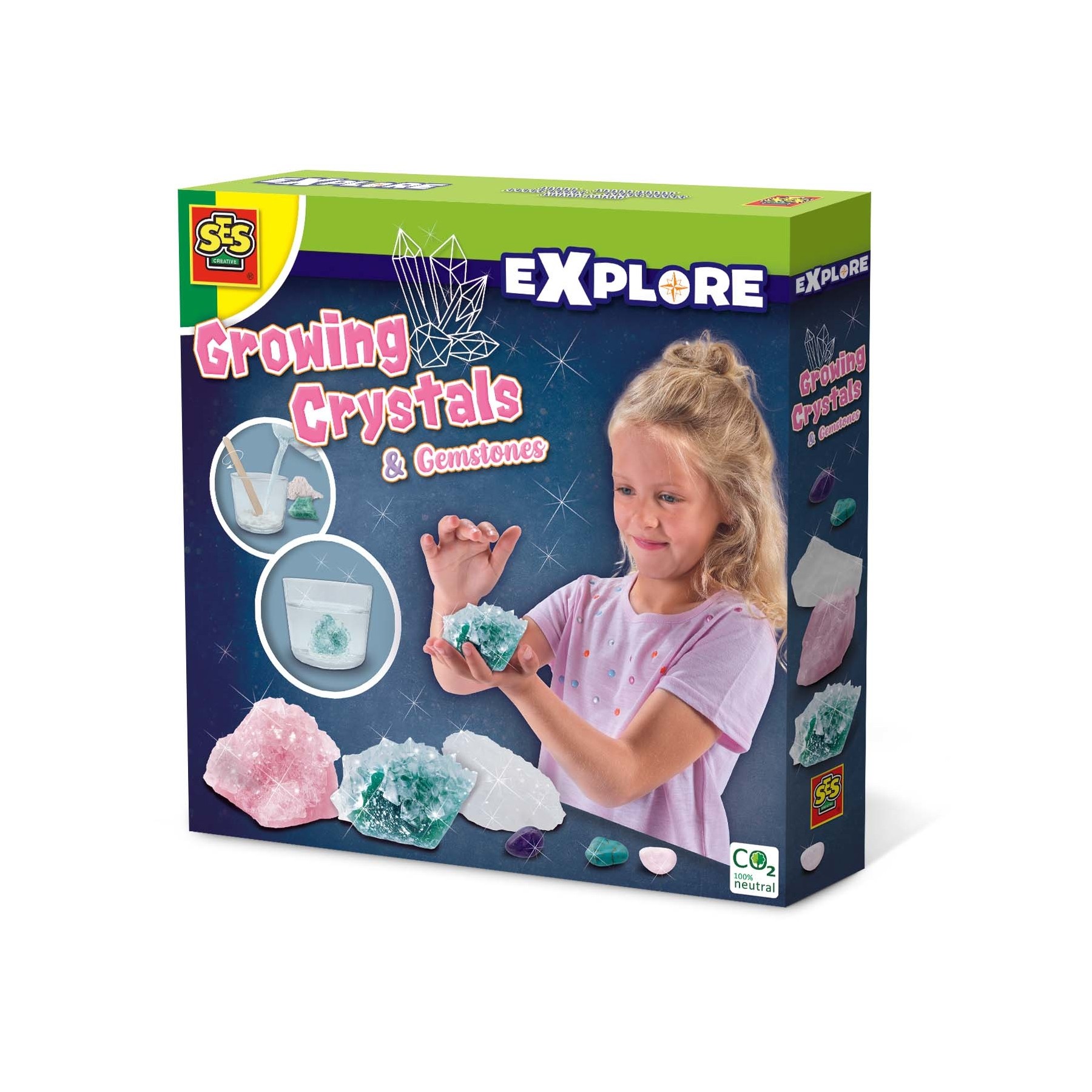 Ses Creative, Creciendo Cristales Y Piedras Preciosas, (S25115)