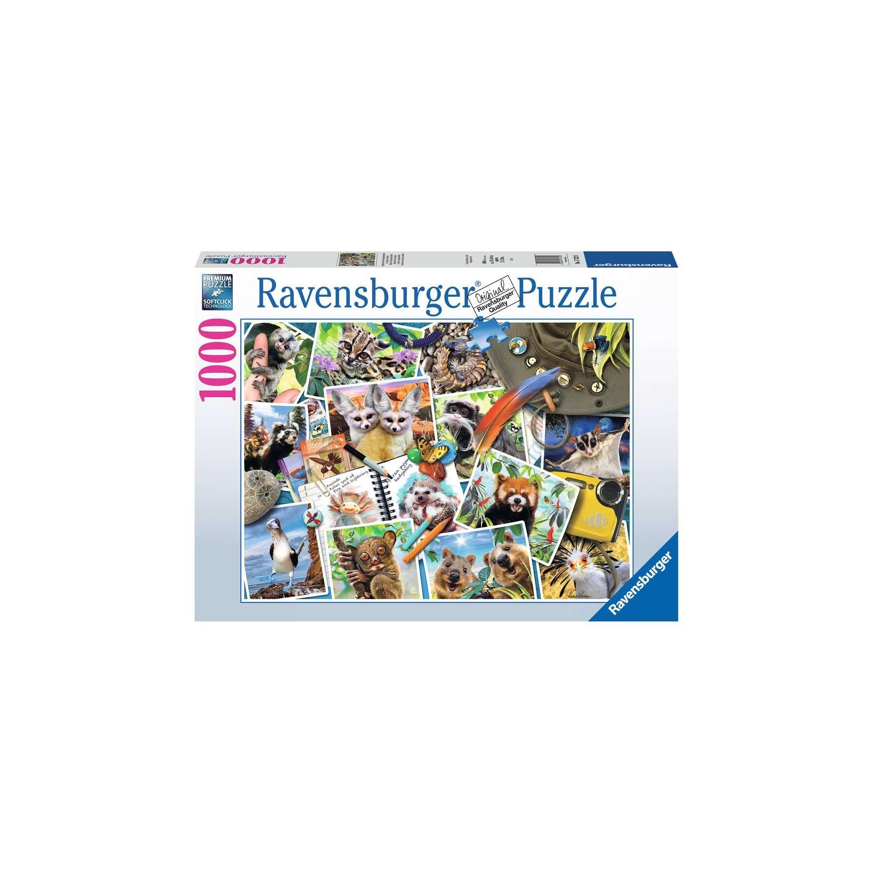 Rompecabezas Ravensburger - Diario de Viajes de Animales 1000 Piezas - (10217322)