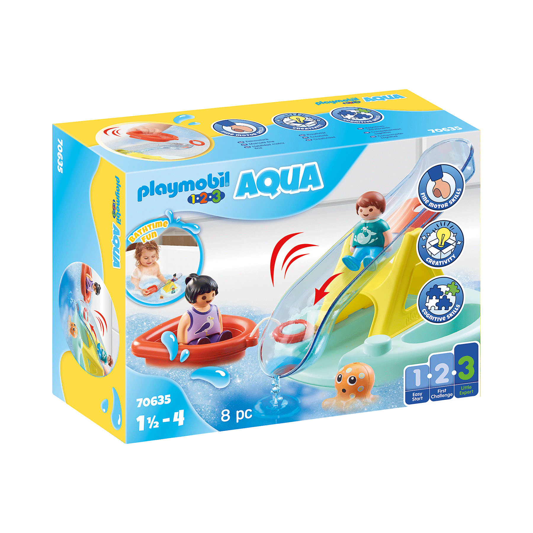 Playmobil 1.2.3 - Water Seesaw with Boat (70635)